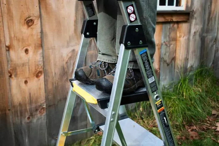 How to Put a Step Ladder on Soft Ground
