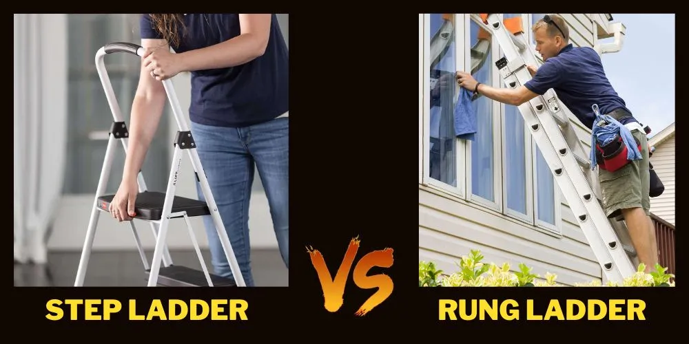 Step Ladder vs. Rung Ladder